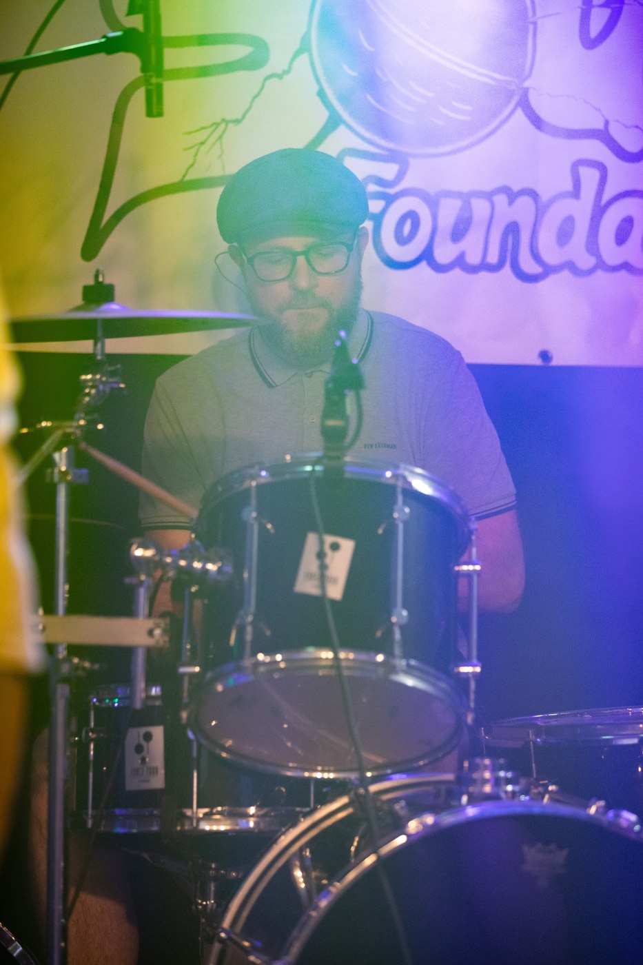 Daniel Fries live am Schlagzeug
